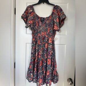 Angie Multicolor Floral Dress